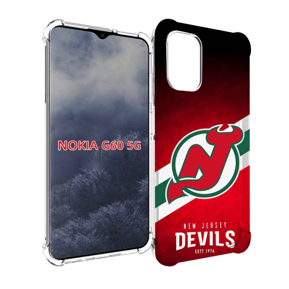 

Чехол MyPads нью джерси девилз для Nokia G60 5G, Прозрачный, Tocco