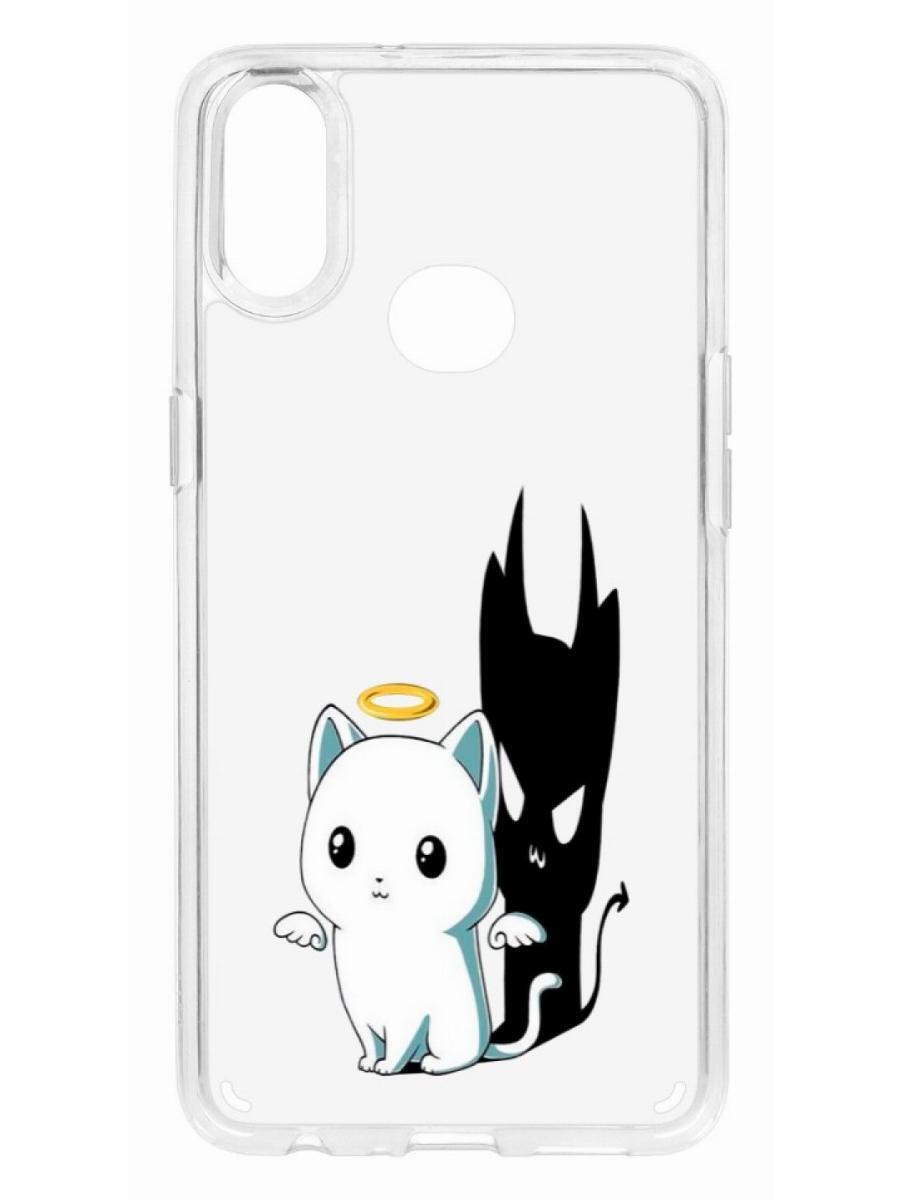 Чехол на Samsung Galaxy A10S Kruche Print Angel Demon