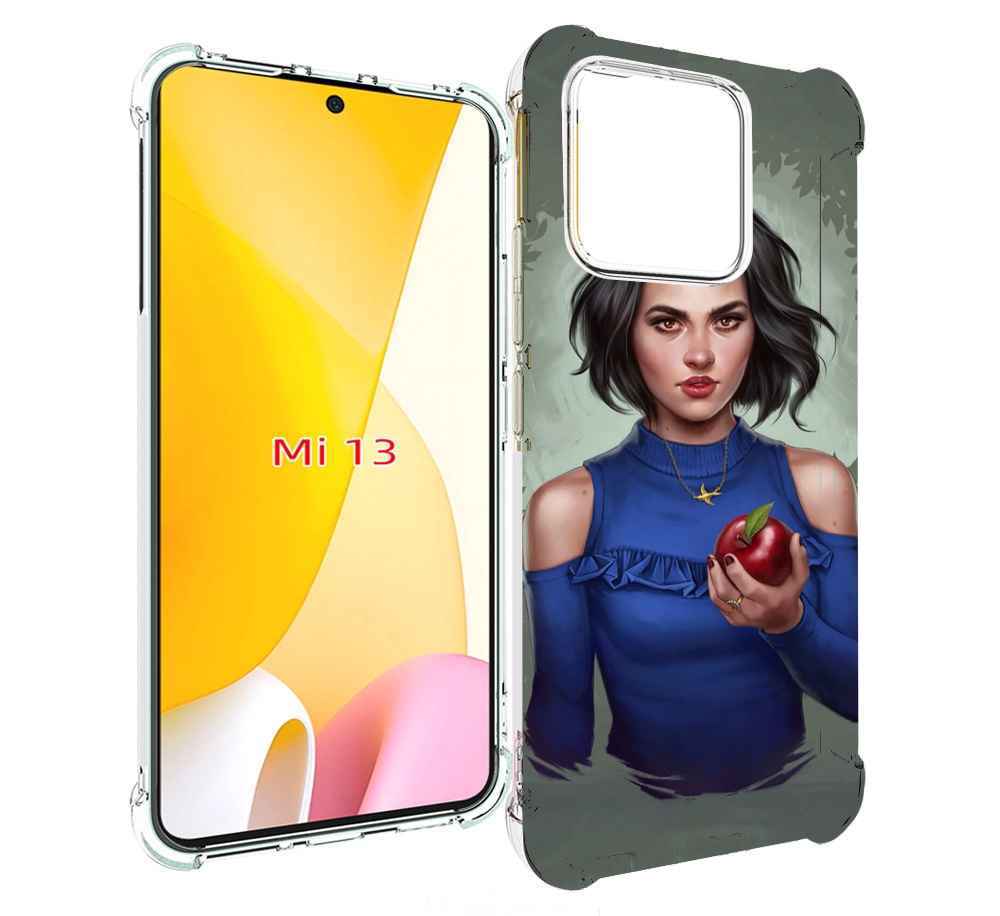 

Чехол MyPads девушка-с-яблоком женский для Xiaomi 13, Прозрачный, Tocco