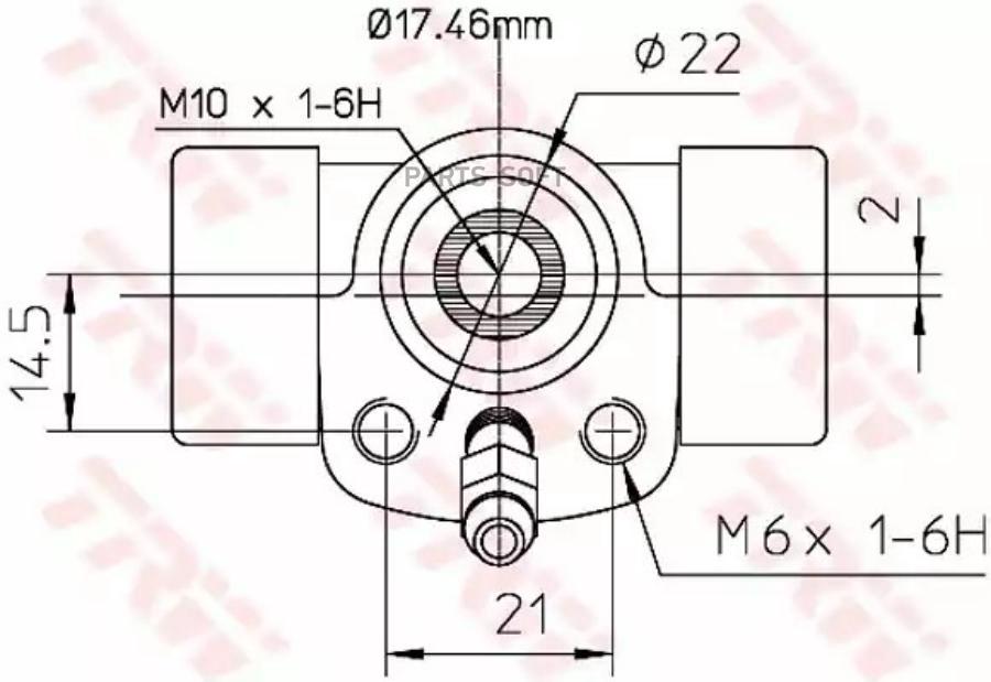 

Цилиндр торм.раб.AUDI 100/80/VW CADDY/G2/PASSAT/POLO/SEAT TOLEDO 77-01
