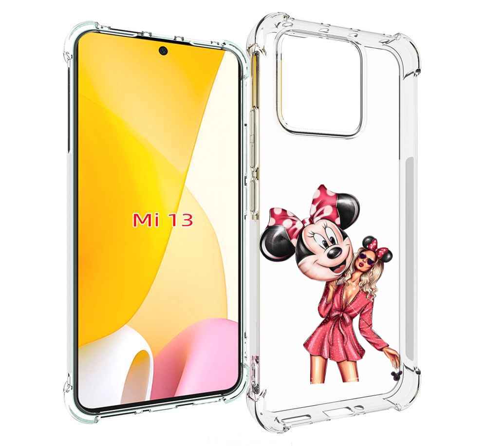 

Чехол MyPads девушка-с-шариком женский для Xiaomi 13, Прозрачный, Tocco