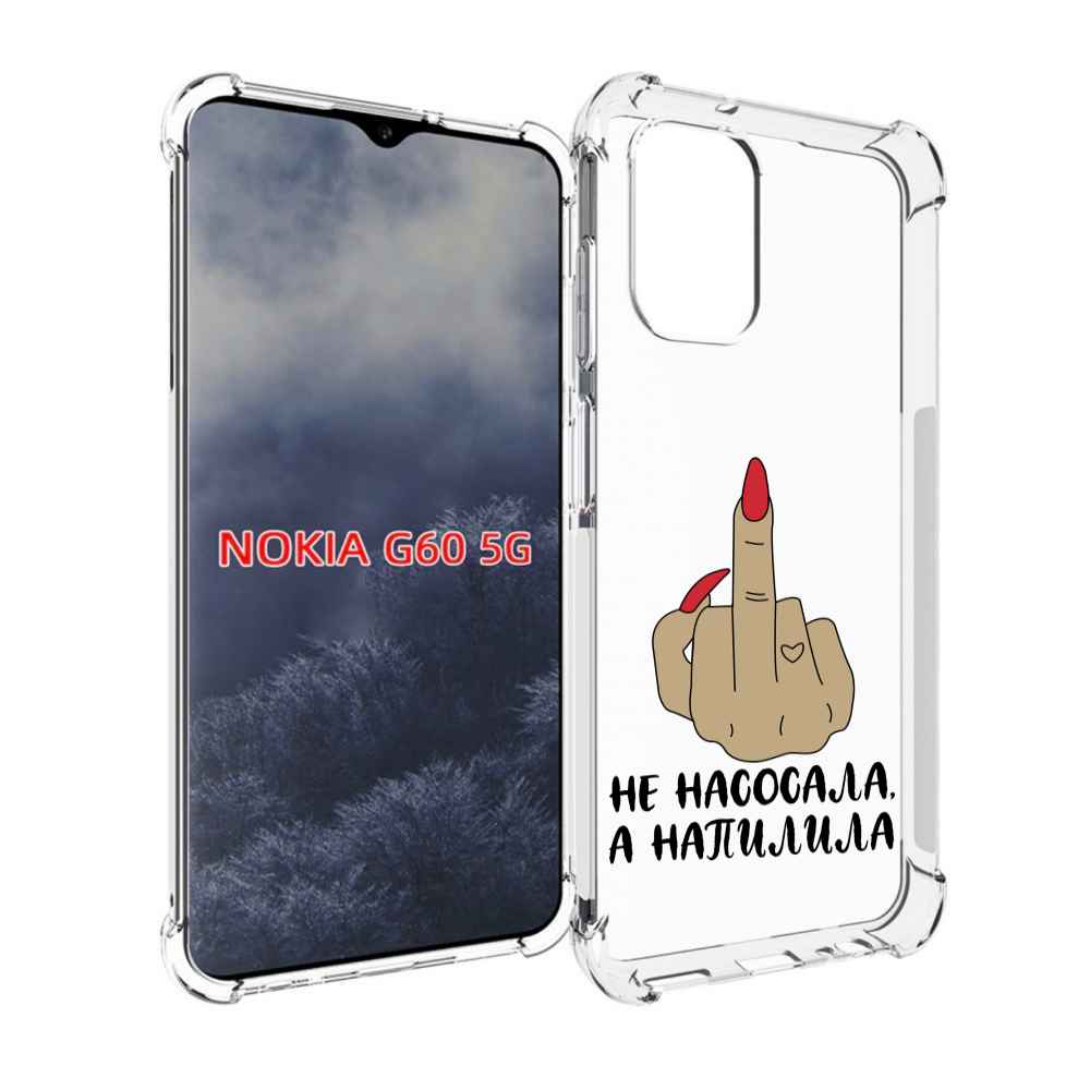 

Чехол MyPads напилила для Nokia G60 5G, Прозрачный, Tocco