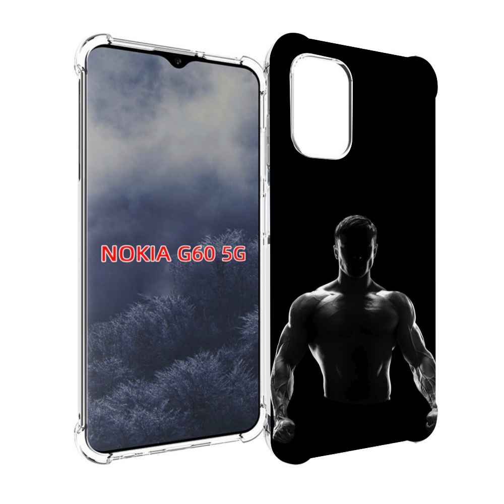 

Чехол MyPads накаченный мужчина в тени мужской для Nokia G60 5G, Прозрачный, Tocco