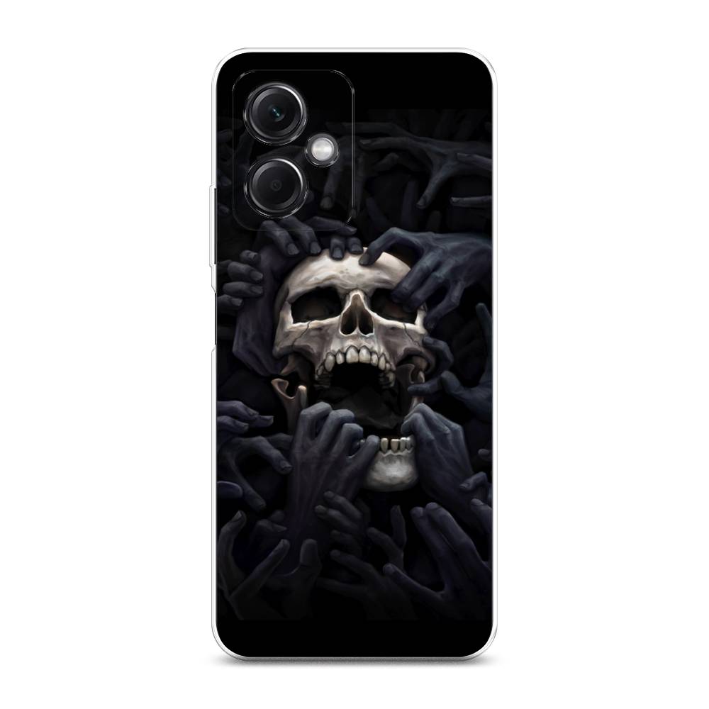 

Чехол Awog на Xiaomi Redmi Note 12 5G "Череп 29", Черный;серый, 316950-9