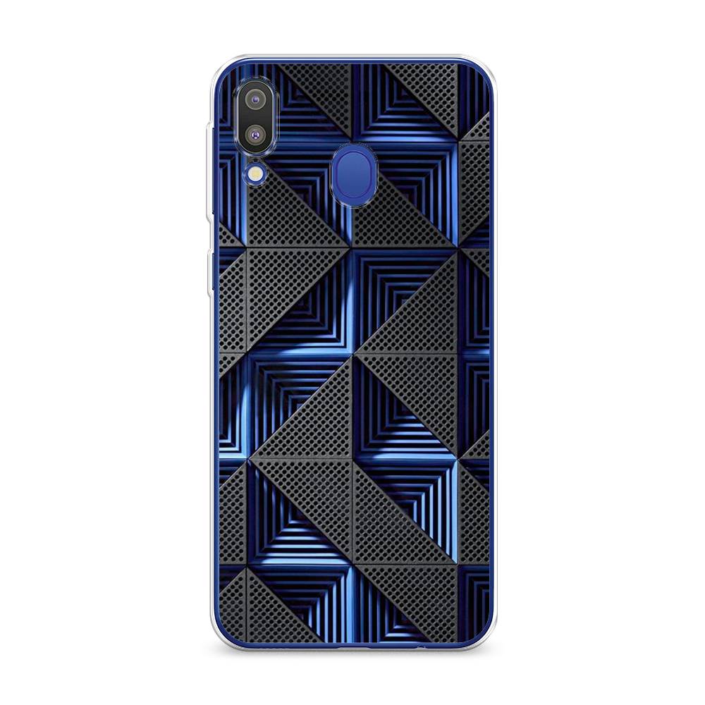 

Чехол на Samsung Galaxy M20 "IBM", Серый;синий, 27450-3