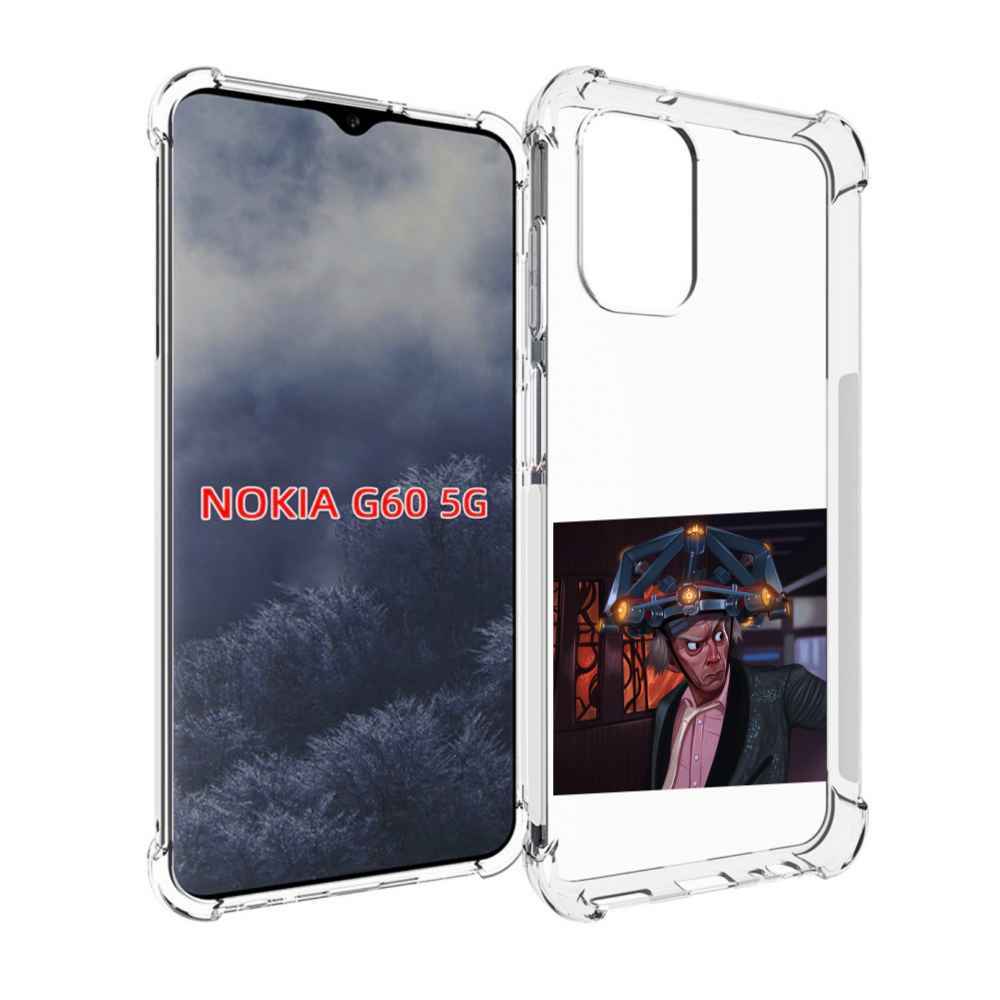 

Чехол MyPads назад-в-будущее для Nokia G60 5G, Прозрачный, Tocco
