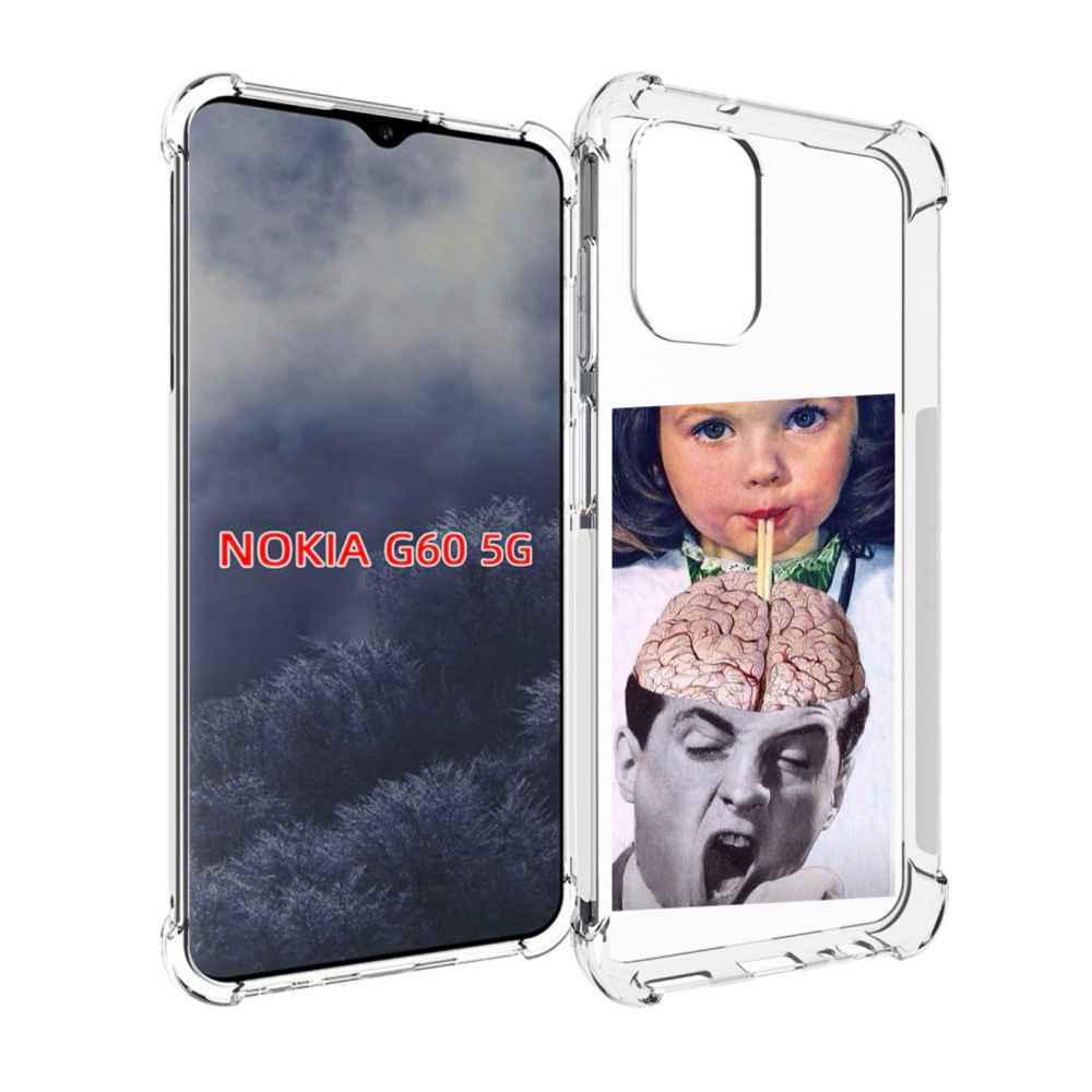 

Чехол MyPads на-здоровье для Nokia G60 5G, Прозрачный, Tocco
