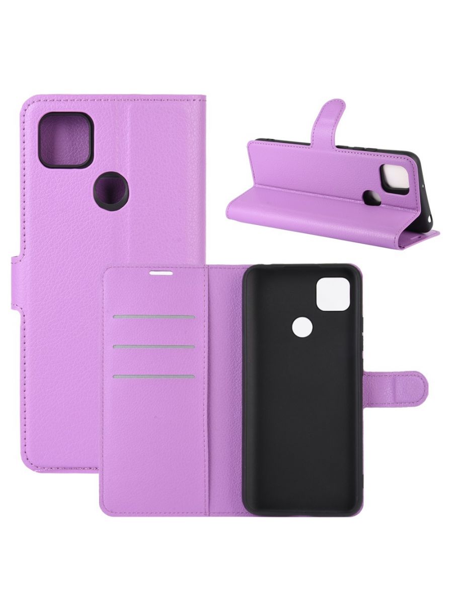 

Чехол Wallet для смартфона Xiaomi Redmi 9C фиолетовый