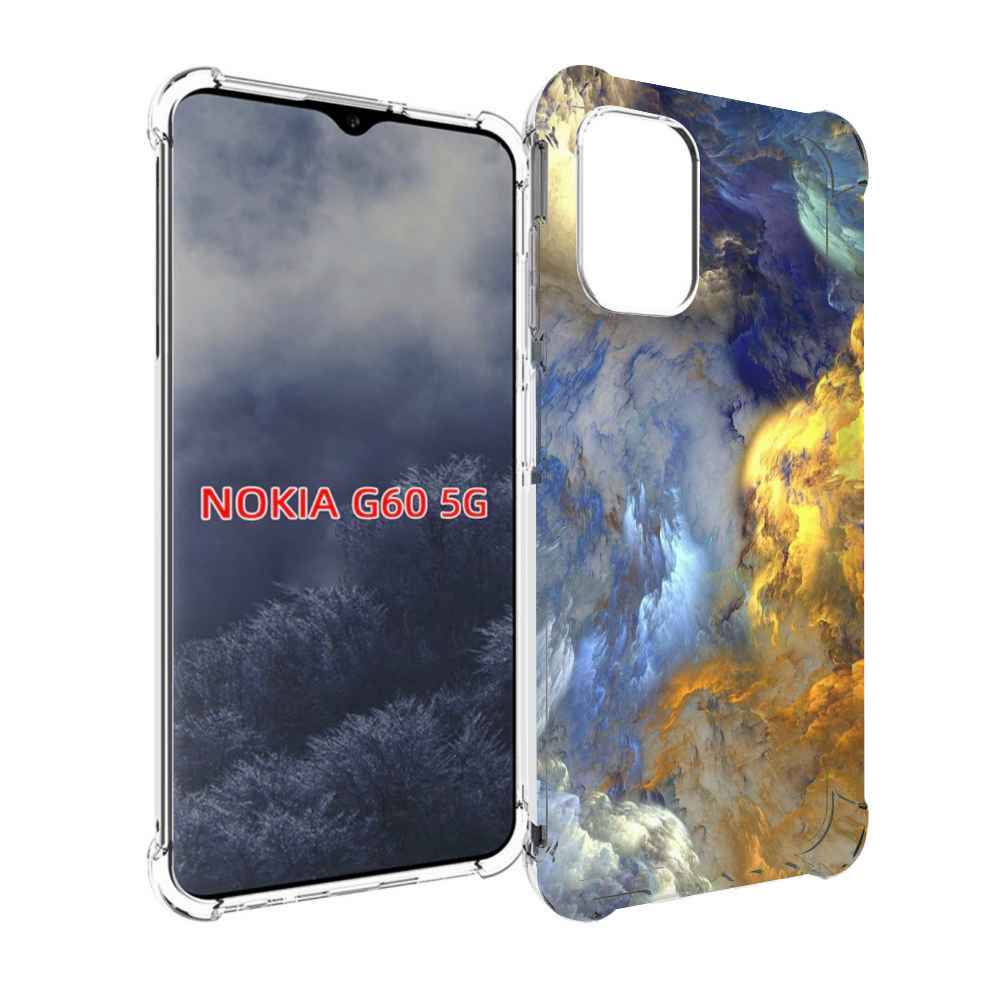 

Чехол MyPads мраморное небо для Nokia G60 5G, Прозрачный, Tocco