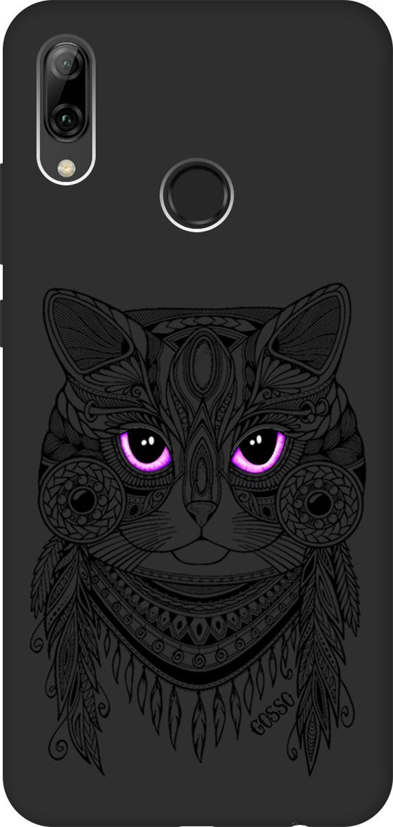 

Чехол на Honor 10 Lite/Huawei P Smart (2019) "Grand Cat" черный, Черный;розовый, 599