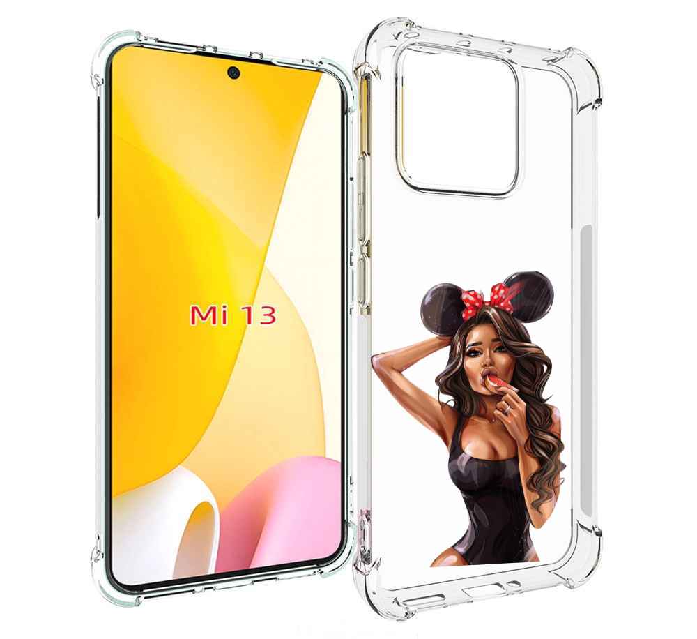 

Чехол MyPads девушка-с-грейпфрутом женский для Xiaomi 13, Прозрачный, Tocco