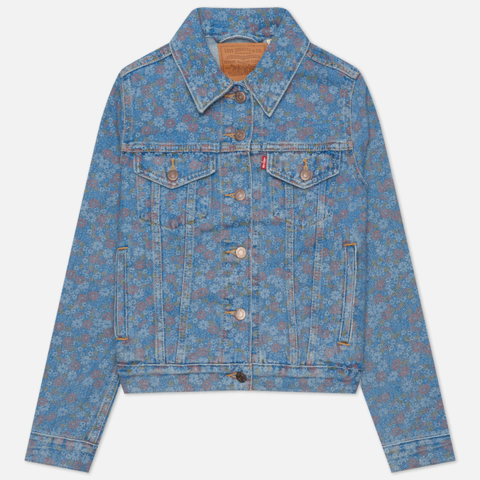 фото Джинсовая куртка женская levi's 29945 голубая l