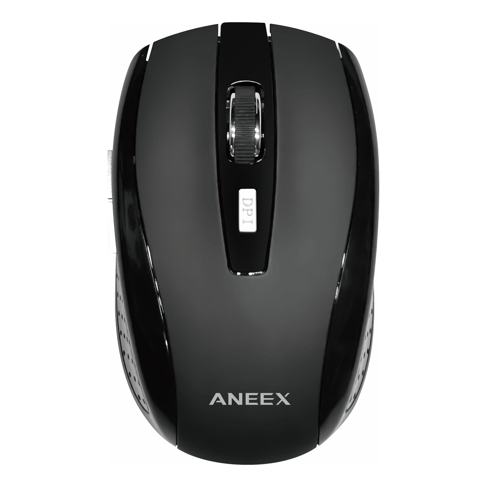 Мышь Aneex беспроводная черная 240₽