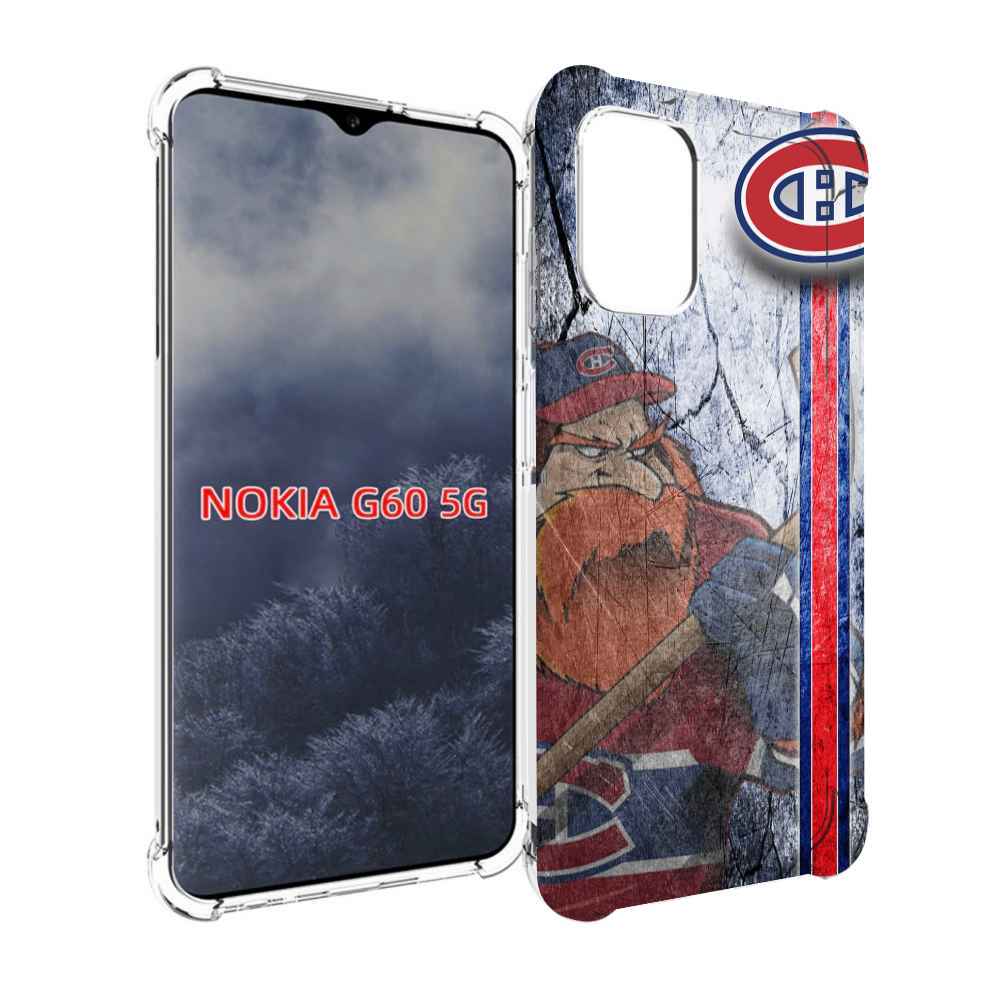 

Чехол MyPads монреаль канадиенс для Nokia G60 5G, Прозрачный, Tocco