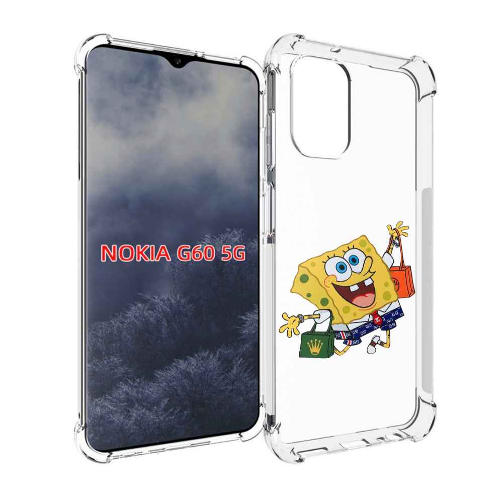 

Чехол MyPads модный-спанч-боб для Nokia G60 5G, Прозрачный, Tocco