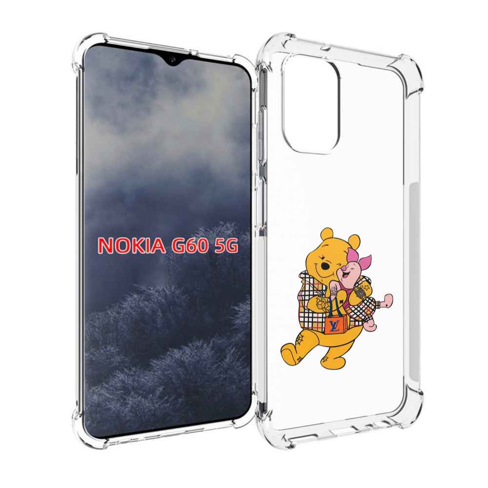 

Чехол MyPads модный-медведь-из-винни-пуха для Nokia G60 5G, Прозрачный, Tocco