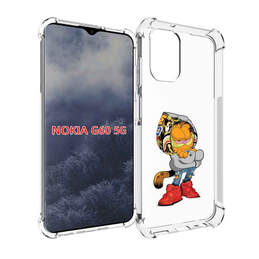 

Чехол MyPads модный-котяра детский для Nokia G60 5G, Прозрачный, Tocco