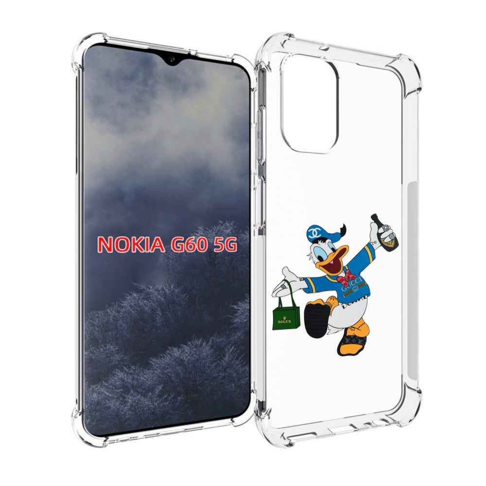 

Чехол MyPads модный-дональд-дак для Nokia G60 5G, Прозрачный, Tocco