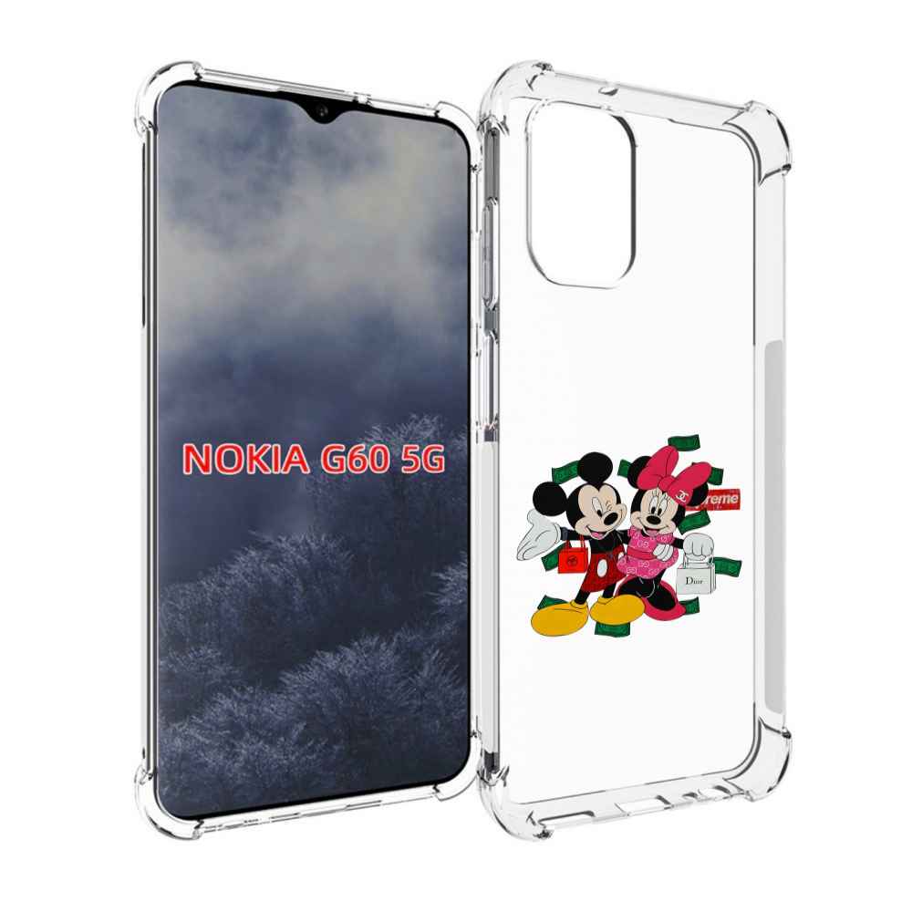 

Чехол MyPads модные-микки-маус детский для Nokia G60 5G, Прозрачный, Tocco