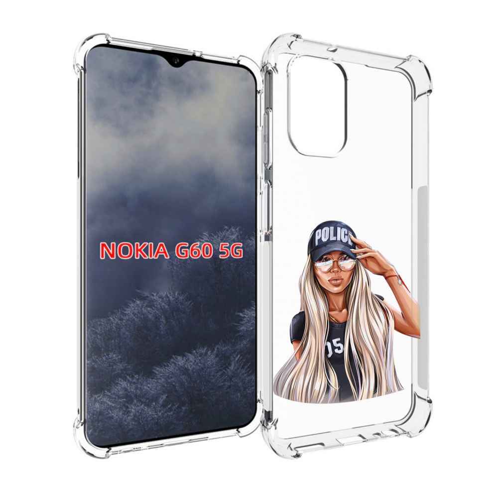 

Чехол MyPads модная-девушка-арт женский для Nokia G60 5G, Прозрачный, Tocco
