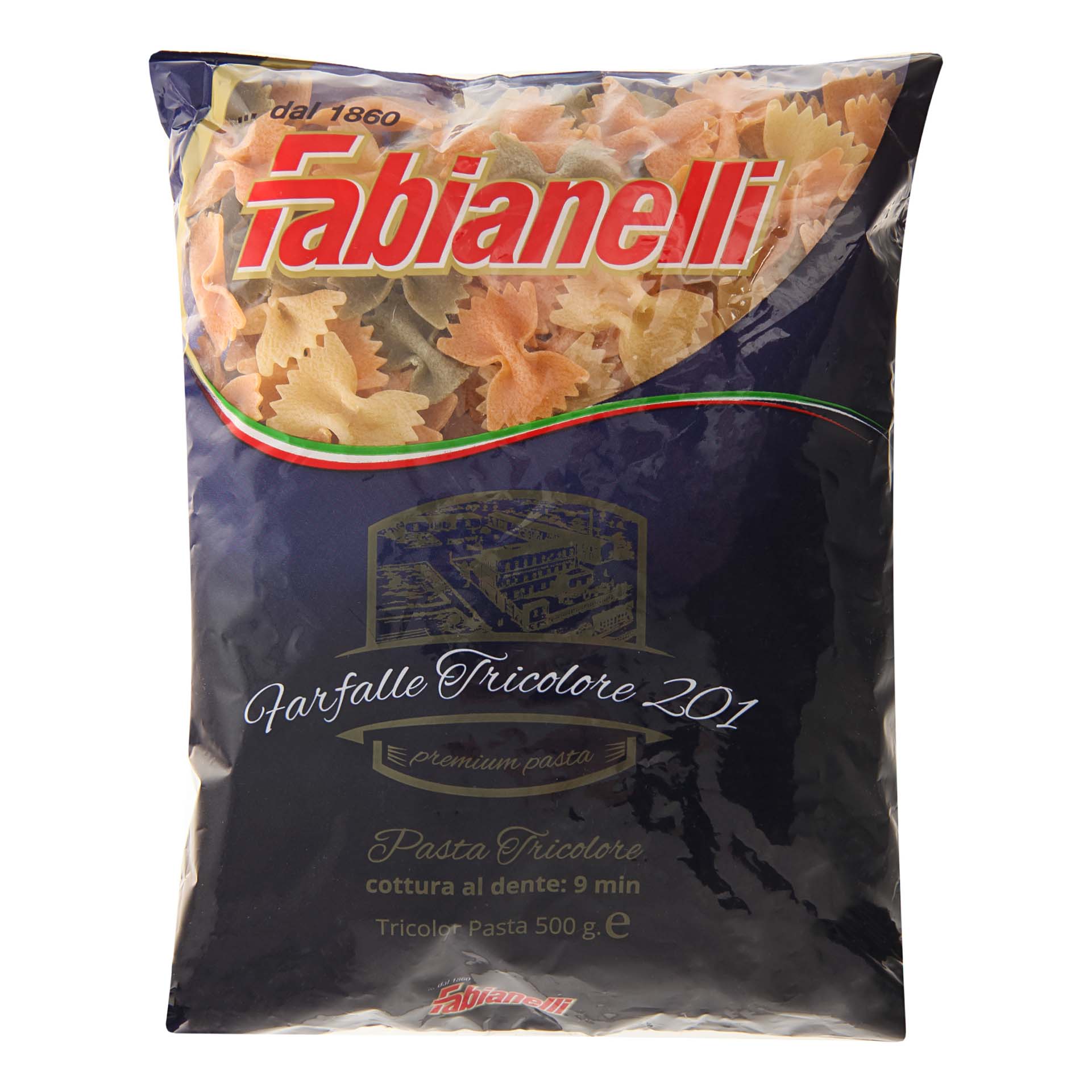 

Макаронные изделия Fabianelli Бабочки Farfalle Tricolore 500 г