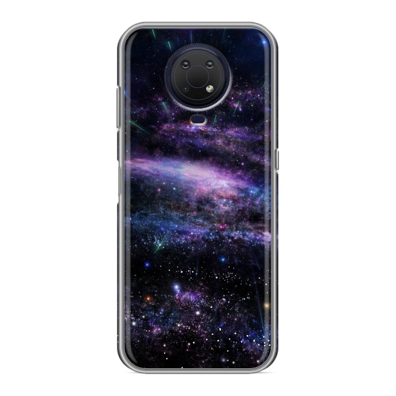 фото Дизайнерский силиконовый чехол для nokia g10 звезды 100gadgets