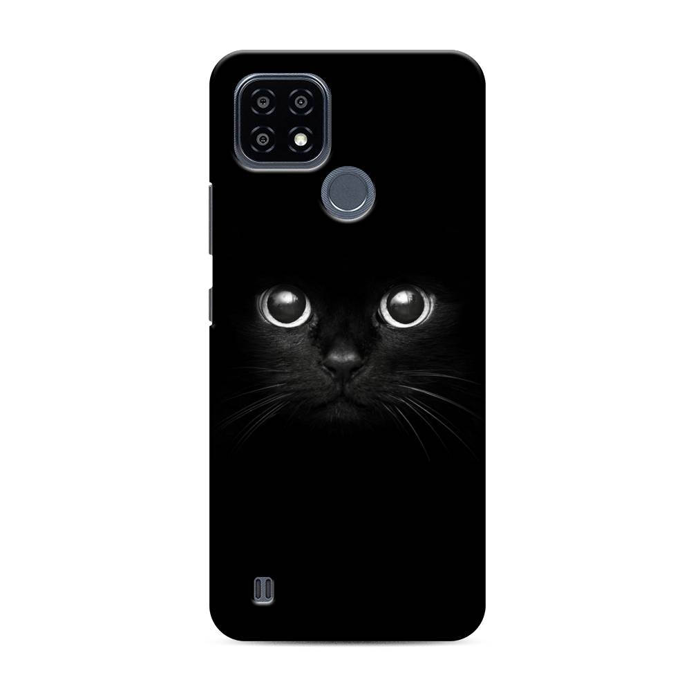

Чехол Awog "Взгляд черной кошки" для Realme C25Y, 2510920-1