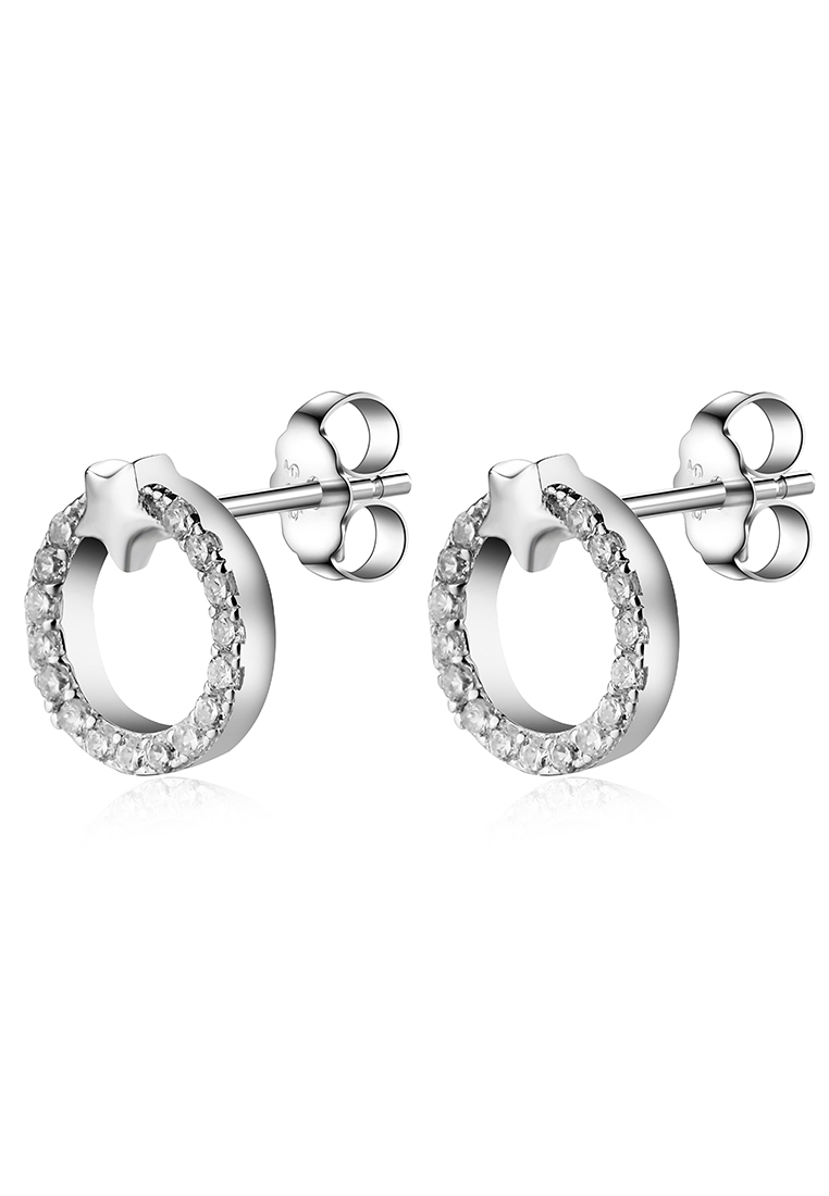 

Серьги-пусеты из серебра с фианитом Ogisana A42499, A42499