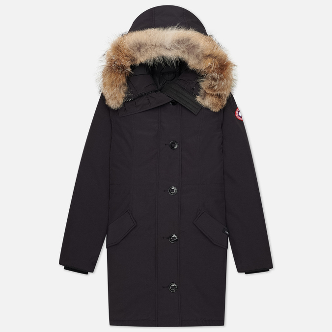 фото Парка женская canada goose 2580l синяя xs