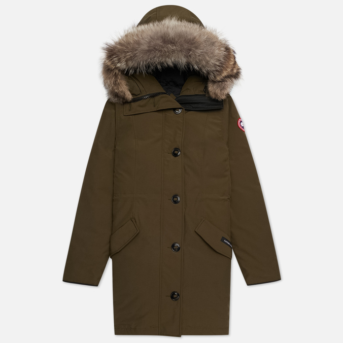 фото Парка женская canada goose 2580l хаки xs