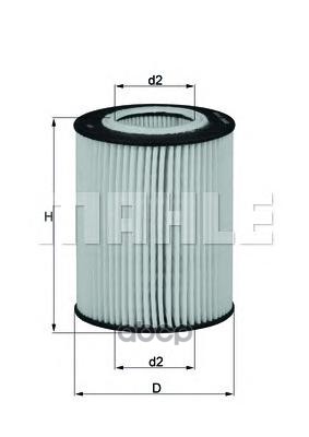 

Фильтр масляный Volvo S80 II/V70 III/Xc70 II 06>18 MAHLE OX433D