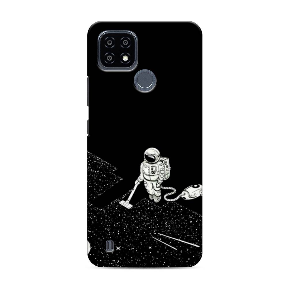 

Чехол Awog "Космонавт с пылесосом" для Realme C25Y, 2510920-3