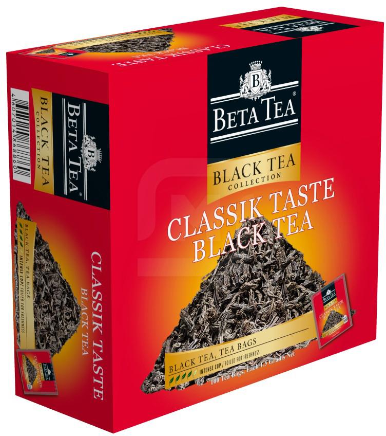 фото Чай черный beta tea классический в пакетиках 1,5 г x 100 шт