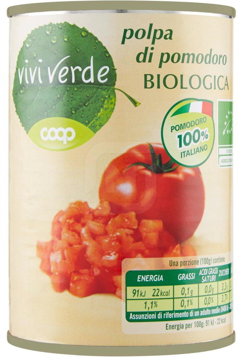 

Томаты Vivi Verde резаные 400 г