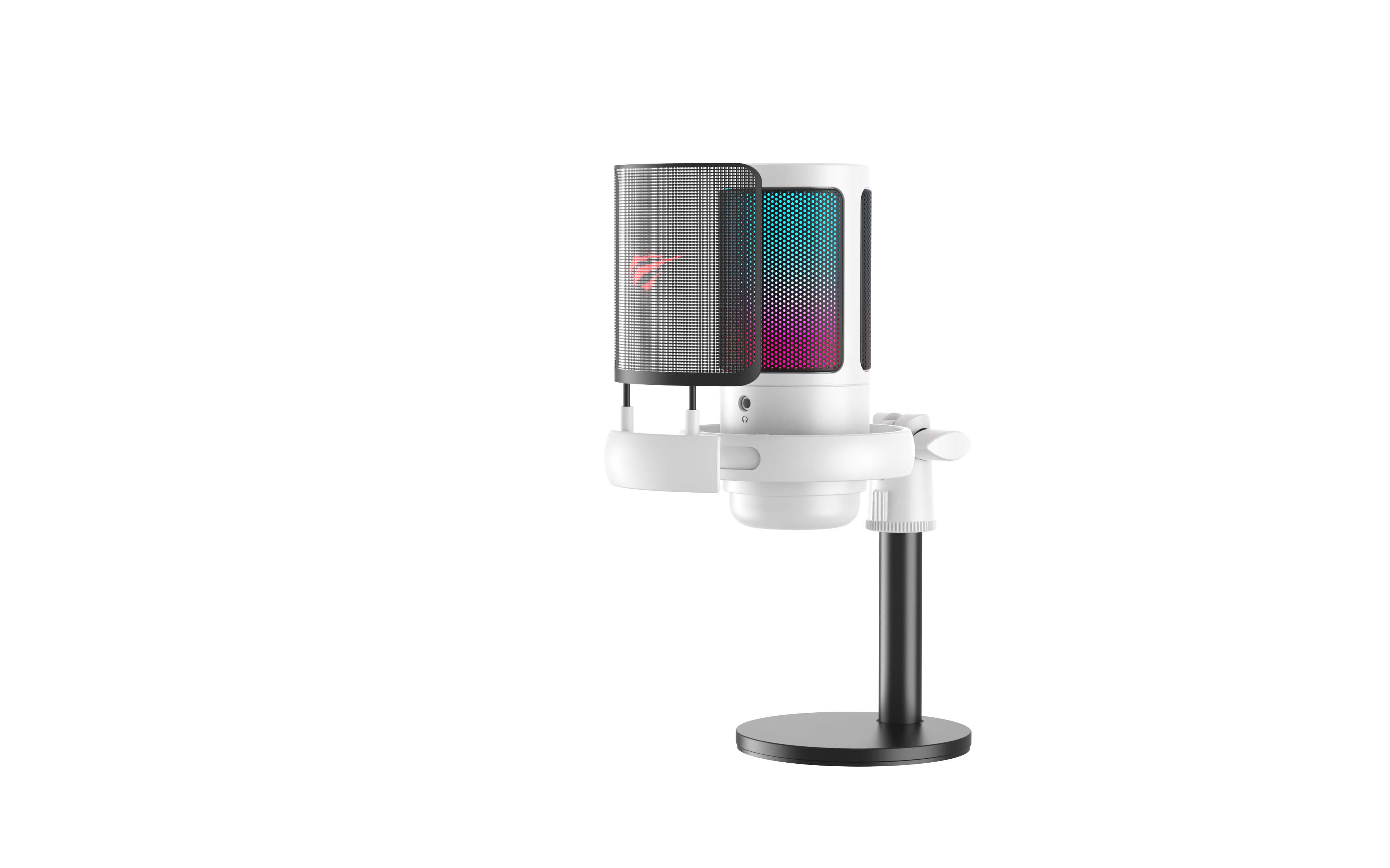 

Микрофон Havit GK 50 RGB White, GK 50