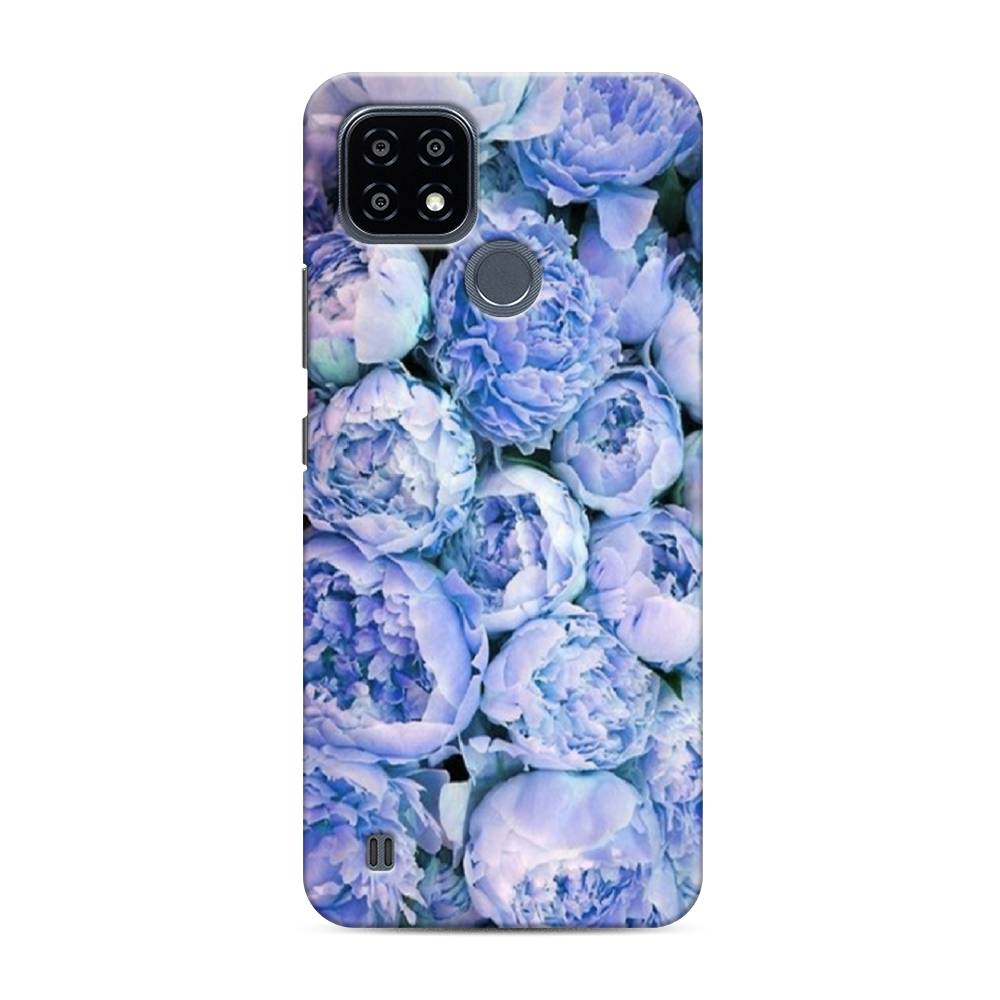 

Чехол Awog "Пионы голубые" для Realme C25Y, 2510920-6