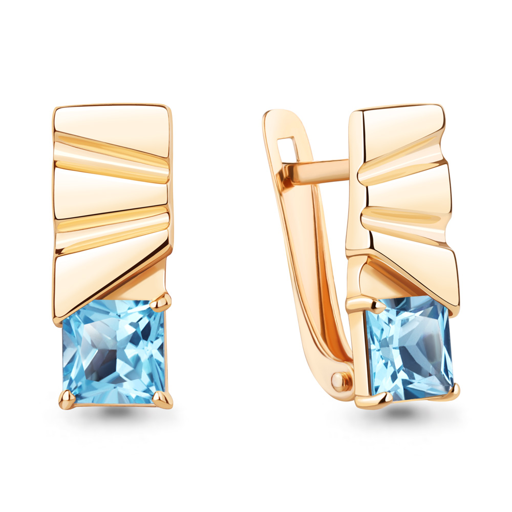 

Серьги из серебра с топазом Aquamarine Aquamarine 4788205_925_з, 4788205_925_з