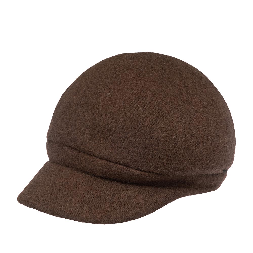 Картуз женский BETMAR B1794H CRYSTAL CAP коричневый, р. One Size