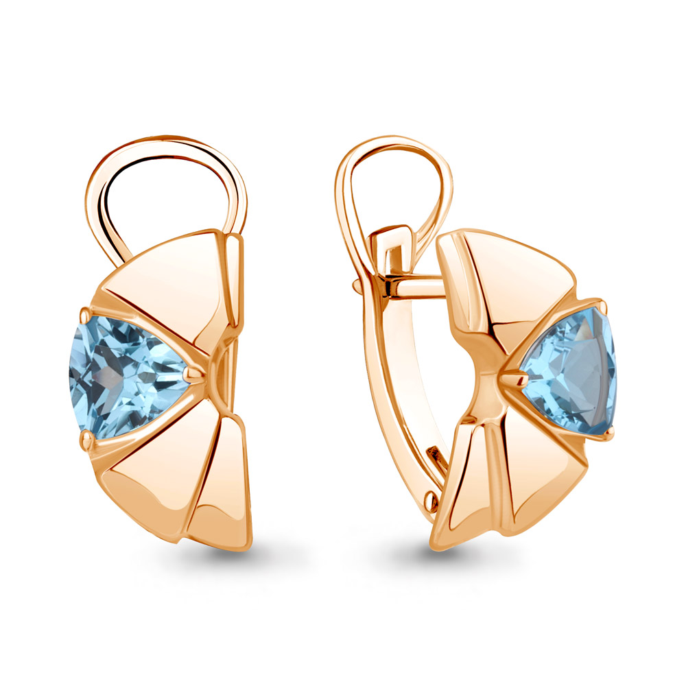 

Серьги из серебра с топазом Aquamarine Aquamarine 4788105_925_з, 4788105_925_з