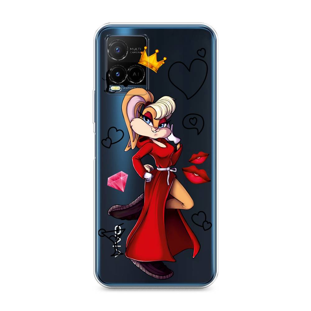 

Чехол на Vivo Y33s "Rich Lola Bunny", Красный;бежевый;оранжевый, 265050-6