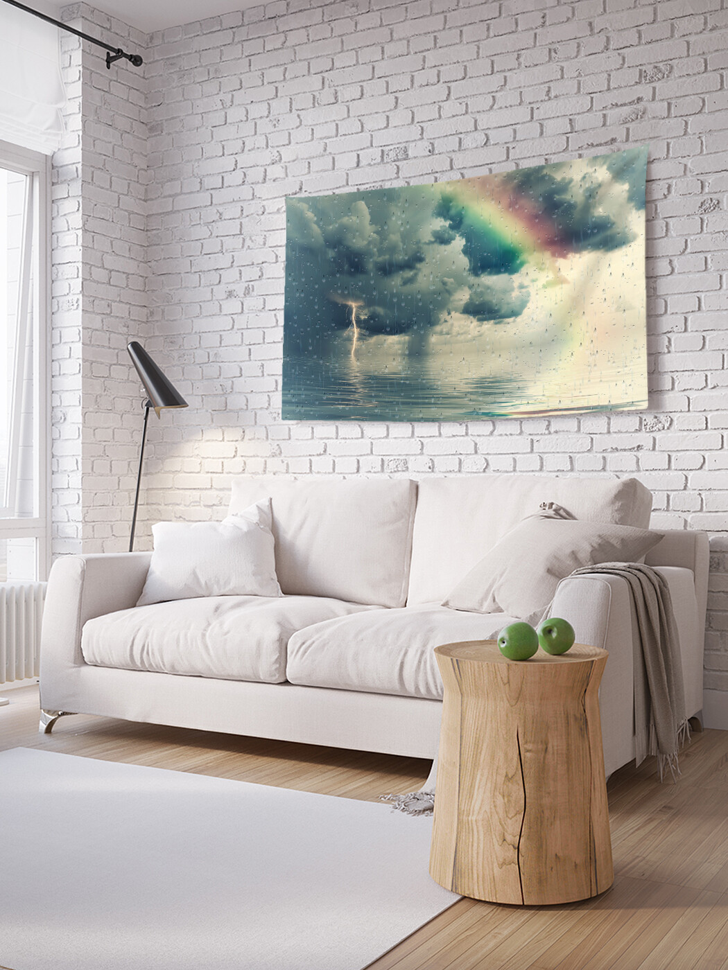 

Горизонтальное фотопанно JoyArty Погодное безумие, из ткани, 150х200 см