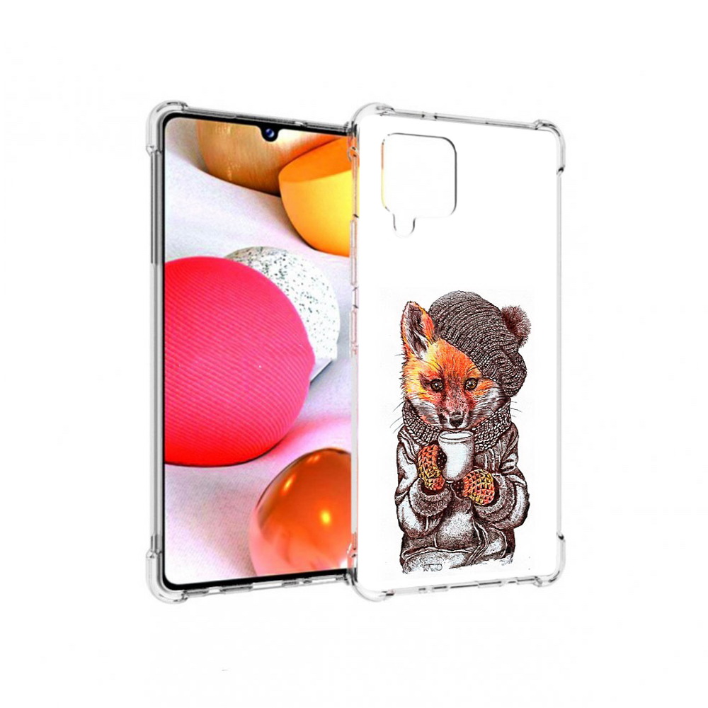

Чехол MyPads Tocco для Samsung Galaxy A42 лиса в шапке (PT226910.539.437), Tocco