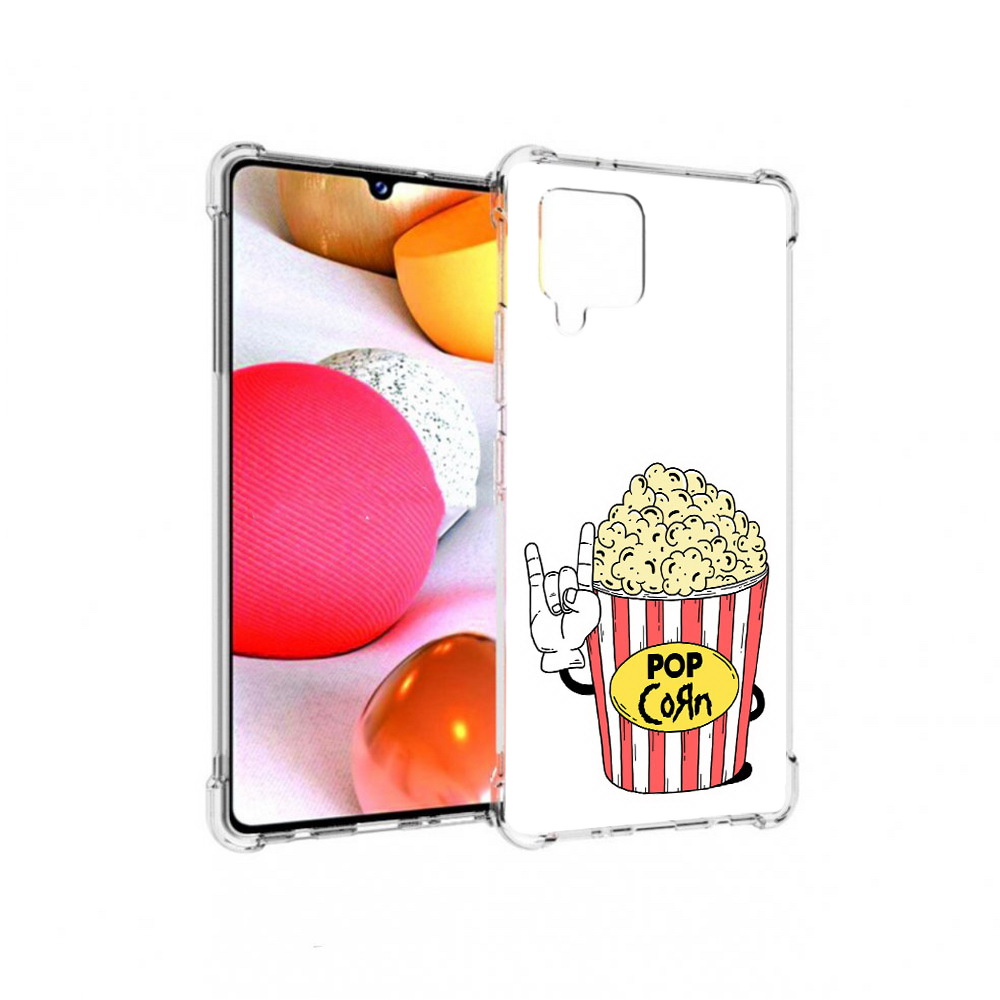 

Чехол MyPads Tocco для Samsung Galaxy A42 крутой попкорн (PT226910.539.427), Прозрачный, Tocco