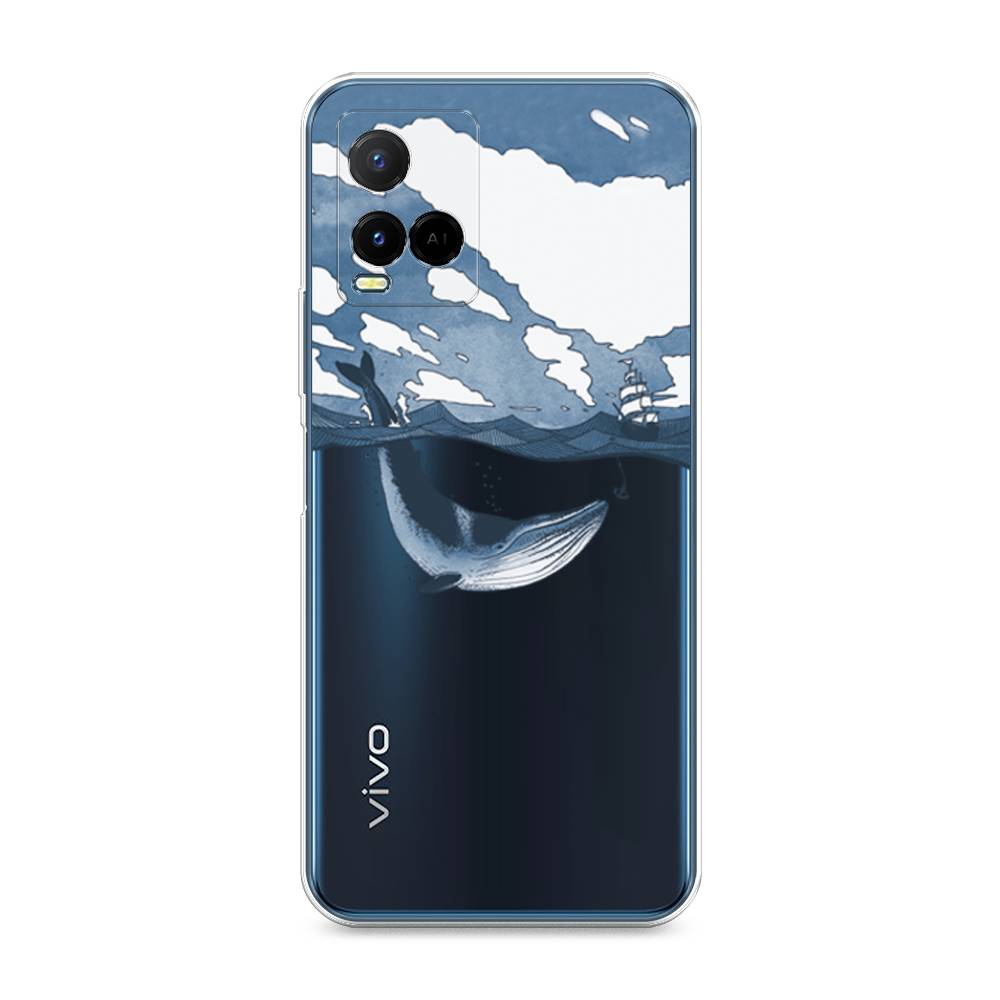 

Чехол на Vivo Y33s "Большой кит", Синий, 265050-1