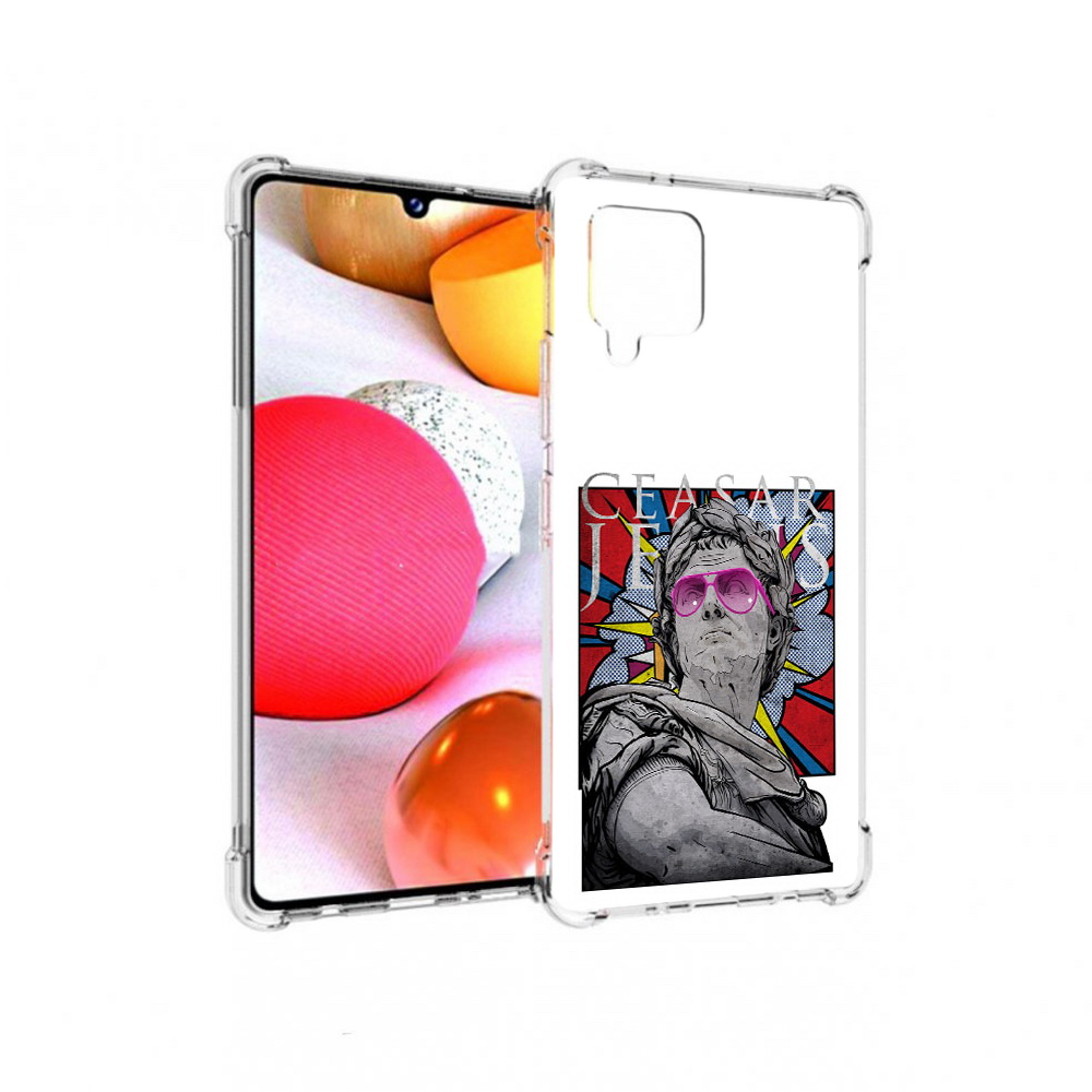 

Чехол MyPads Tocco для Samsung Galaxy A42 крутая статуя свободы (PT226910.539.423), Прозрачный, Tocco