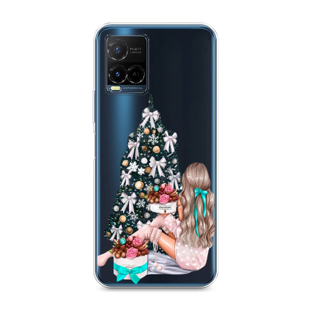 

Чехол на Vivo Y33s "New Year", Зеленый;бежевый;голубой, 265050-5