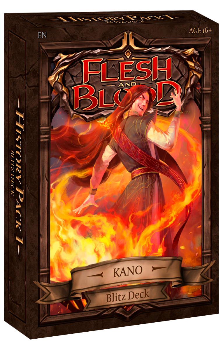 Настольная игра Flesh and Blood Tcg: Стартовая колода Kano History Pack 1 англ