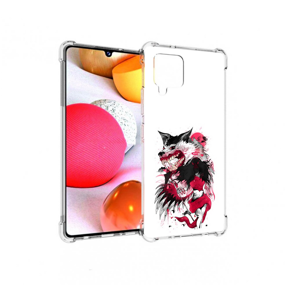 

Чехол MyPads Tocco для Samsung Galaxy A42 красная шапочка (PT226910.539.410), Прозрачный, Tocco