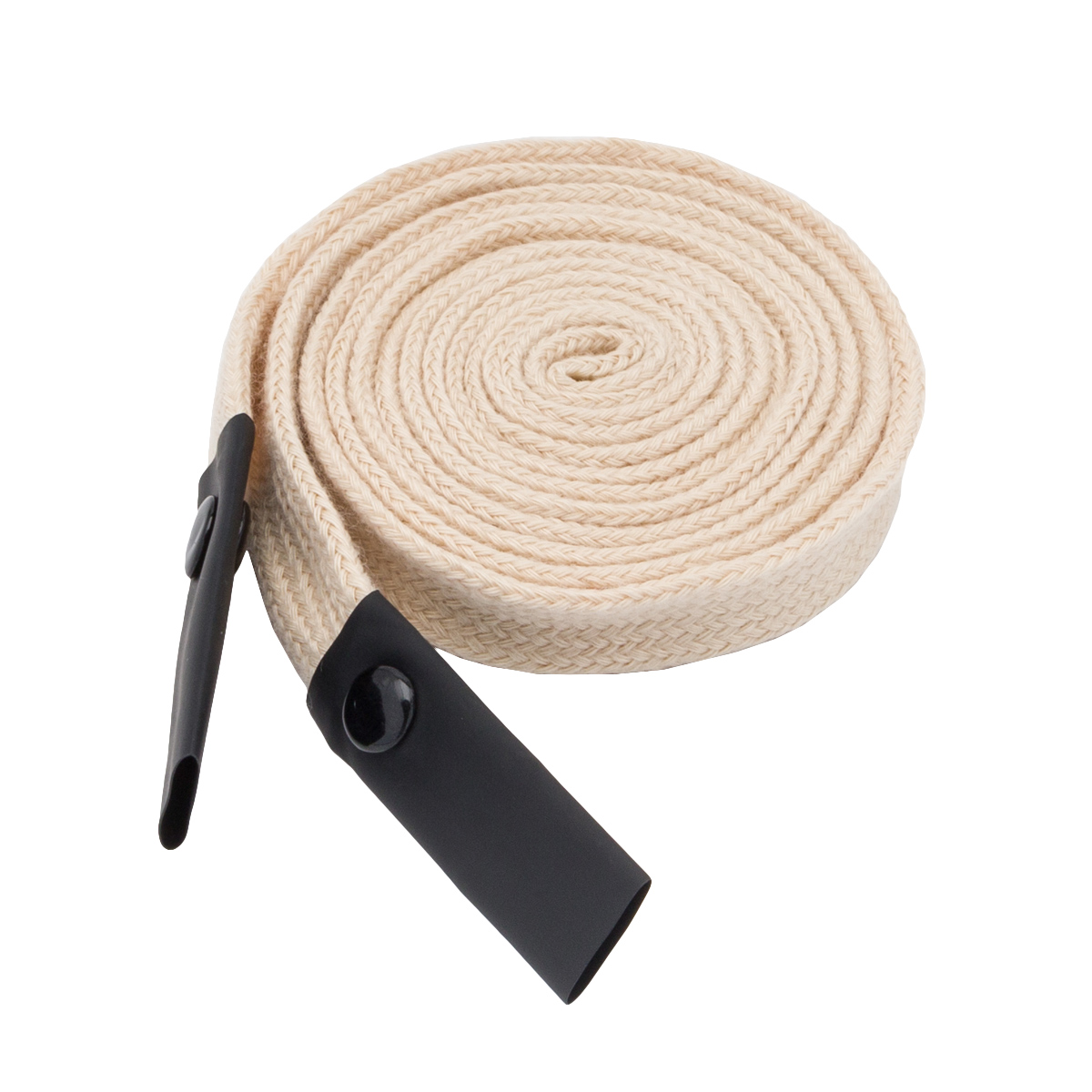 3AR2805 Шнурок декоративный плоский 12мм135см 1 штупак цв натуральный 179₽