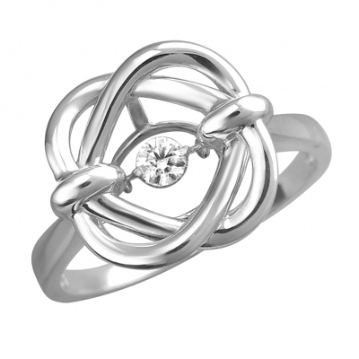 

Кольцо из серебра р. , Эстет 01К1512905, фианит, 01К1512905